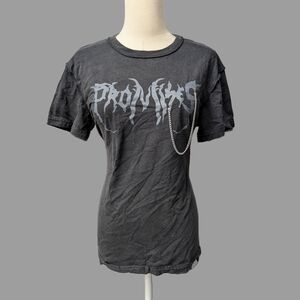 Black Graphic Short Sleeve Tee